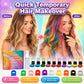 💇‍♀️ LIMITED‑TIME 50% OFF! 🎨 32,845 Sold – 12-Color Temporary Hair Chalk Applicator Set – Washable, Easy Clamp-On & Buildable Color 🌈