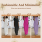 🔥Last Day Promotion 50% OFF✨💃Women's Summer Casual Loose Solid Color Short-Sleeve Long Dress