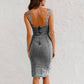 🥳2026 HOT SALE🥳💞50K+ SOLD!💥50%OFF！👗💙 Trending This Season | U-Neck Denim Bodycon Dress | Easy Style for Any Occasion ✨👜