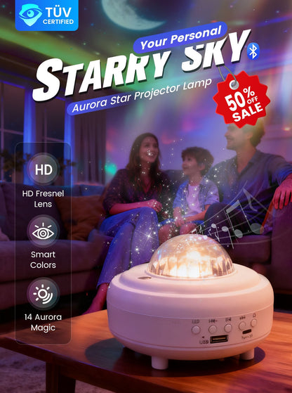 🌌Northern Lights Aurora Projector – Enjoy the starry sky at home ✨
