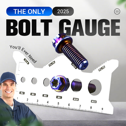 💥Stainless Steel Double-Sided Bolt Gauge Tool（50% OFF）