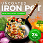 🥳2026 HOT SALE🥳💞50% OFF!✨ 💝 Heavy cast iron roasting pan (uncoated) – perfect for Sunday roasts and crispy bread!
