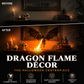 🎃 50% OFF! Halloween Dragon Flame Ornament🪄Realistic Light Effect🧹Halloween Decor & Party Centerpiece 👻