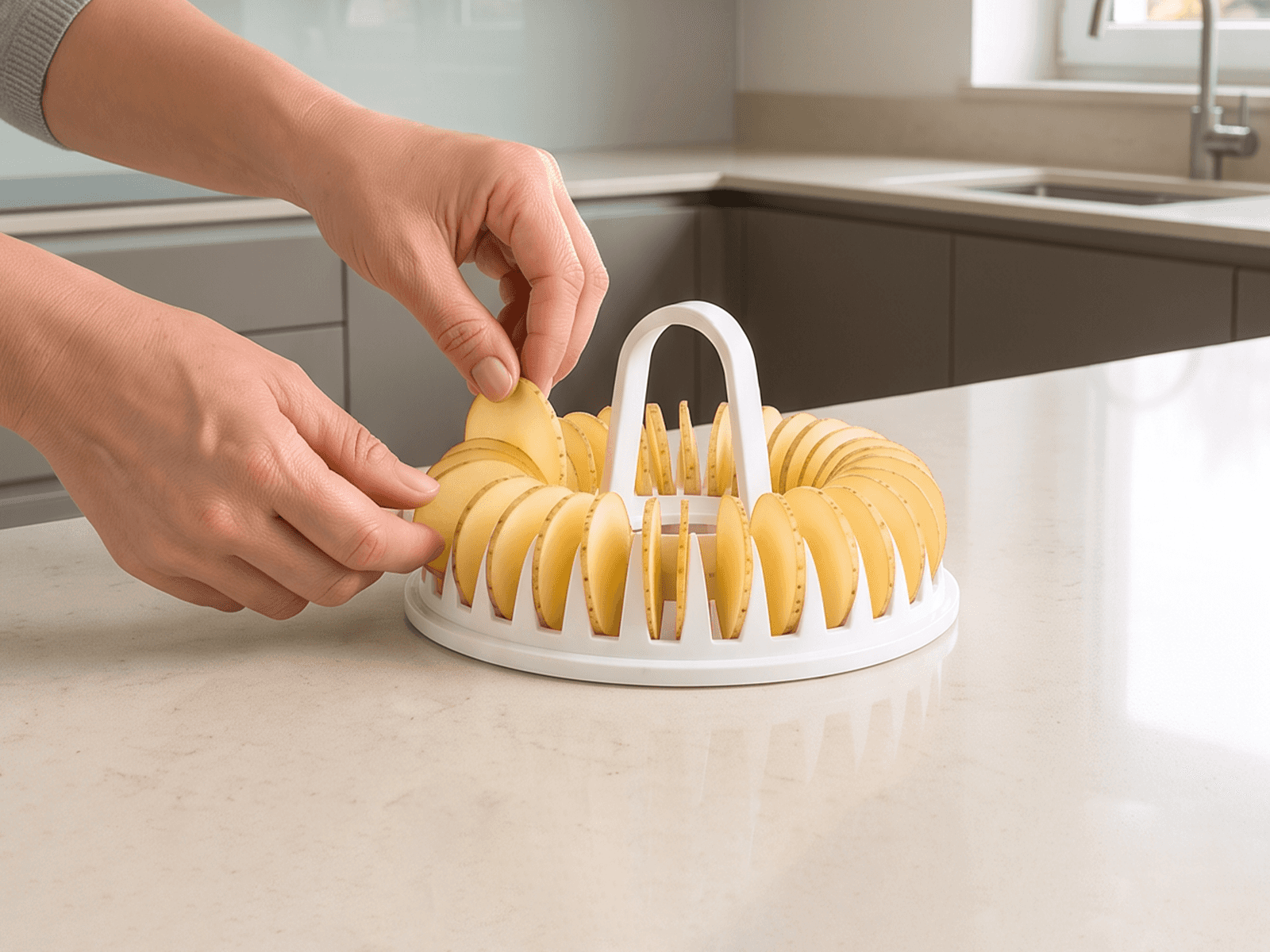 Load slices into the rack