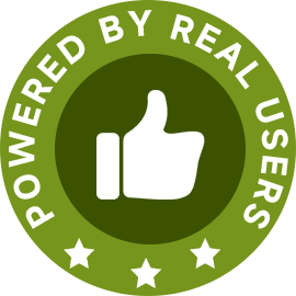Powered by real users