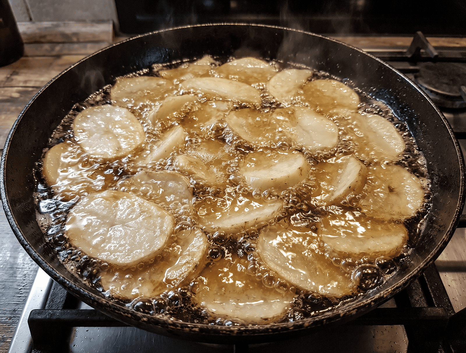 Store-bought potato chips