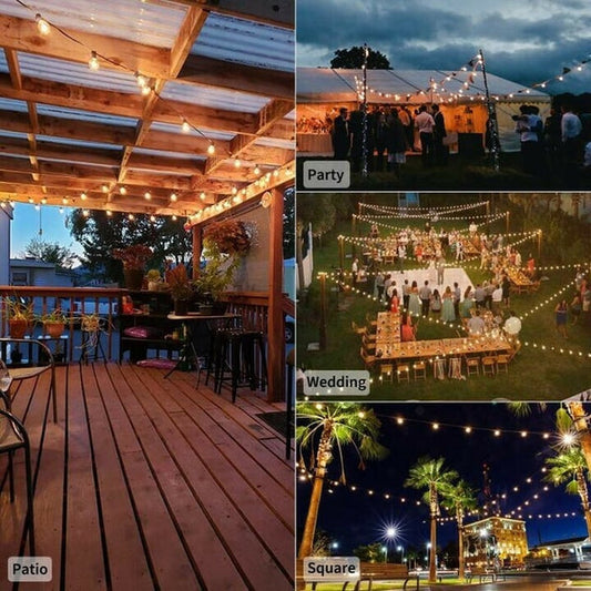 📢📢50% OFF !!!⏰Waterproof Solar Powered LED Outdoor String Lights