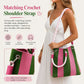 🏆👜 Limited-Time Sale: 50% OFF🌴Boho Striped Knit Bucket Handbag for Women – Handmade Summer Beach Shoulder Bag