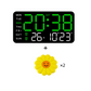 📢📢49% OFF!! ⏰Multifunctional decorative LED digital wall clock, the limitless digital clock for the modern Norwegian home