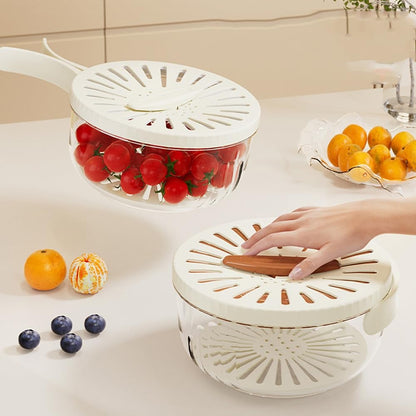 🌟 2026 Fresh-Keeper | 3-in-1 Draining Basket & Fruit Bowl 🧊💎【-50%】