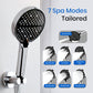 ⏰ LIMITED TIME OFFER: Only £13.99! 🚿Adjustable High-Pressure Rain Shower💧Saves 50% water, high pressure without wastage