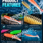 Simulation Earthworm Soft Fishing Lures Shrimp Scented Artificial Worm Baits for Freshwater and Saltwater Pack of 50 or 100
