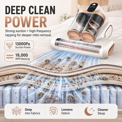 ⏳2026 New Arrival-50% Off🎁Sakerplus Powerful UV Bed Vacuum Cleaner