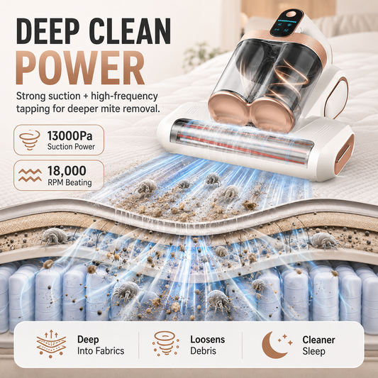 ⏳2026 New Arrival-50% Off🎁Sakerplus Powerful UV Bed Vacuum Cleaner