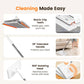 🔥 50% OFF!! ✨🧹🏆#1 Best Seller ⏰💕🌟Flat Mop with Stainless Steel Handle, come with Reusable Washable Mop Cloths