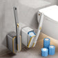 🔥NEW YEAR SALE£17.99!!⚡50K+ SOLD!🚽💦Disposable Replacement Wall-Mounted Innovative Toilet Brush Set✨
