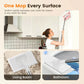 🔥 50% OFF!! ✨🧹🏆#1 Best Seller ⏰💕🌟Flat Mop with Stainless Steel Handle, come with Reusable Washable Mop Cloths