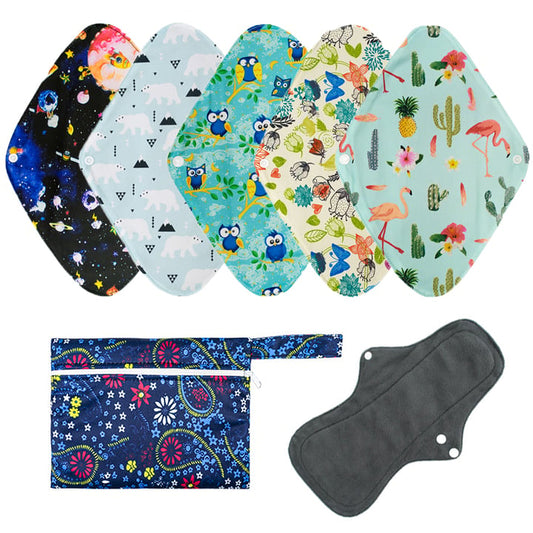 3pcs Leak-Proof & Waterproof Washable Incontinence Pads with Graphene Aseptic Technology for Elderly Care