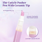 💜BUY 1 GET 1 FREE!!💜2 in 1 Cuticle Oil Pusher Pen with Ceramic Tip, Nail Cuticle Remover Nail Care Pen Tool for Dry Damaged Nails Hangnails Moisturize Polish Brighten