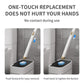🔥NEW YEAR SALE£17.99!!⚡50K+ SOLD!🚽💦Disposable Replacement Wall-Mounted Innovative Toilet Brush Set✨
