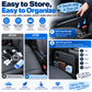2-in-1 Car Steering Wheel Tray & Seat Gap Filler
