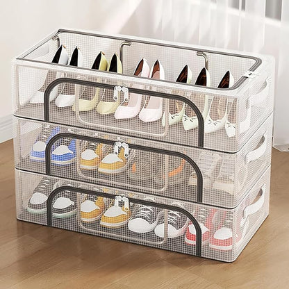 💖LAST DAY SALE 49% OFF!!💖PVC Shoe Storage Box - Waterproof & Foldable