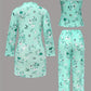 Comfy 3-Piece Pajama Set – Robe, Camisole & Long Pants