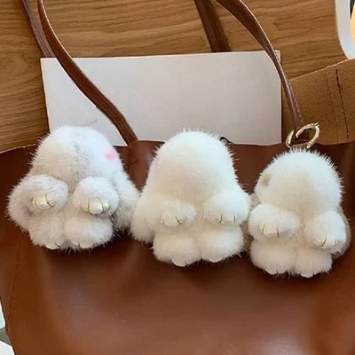 💕50% OFF-🐰 Handmade Soft Bunny PomPom Charms（🎁Boxed Edition）