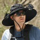 🔥Father's Day Sale 49% OFF 💥Wide Brim Solar Fan Outdoor Fishing Hat-Solar & USB Charging