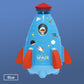 🥳2026 HOT SALE🥳💞50K+ SOLD!❄️💧 50% OFF! Fun Rocket Outdoor Water Spray Toy for Kids