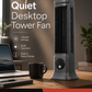 ☀️3-Speed Quiet Desktop Tower Fan