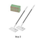 🔥 50% OFF!! ✨🧹🏆#1 Best Seller ⏰💕🌟Flat Mop with Stainless Steel Handle, come with Reusable Washable Mop Cloths