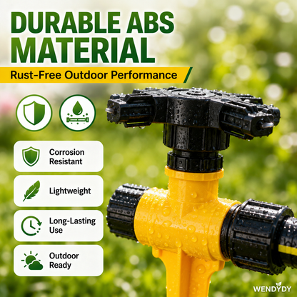 🏡 Last Day Special Price £9.99 !🏆 BUY 1 GET 1 FREE✨360° Rotation Auto Irrigation System Garden Lawn Sprinkler Patio