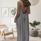 💃LAST DAY SAEL 50% OFF!!✨Women's Solid Color Backless Cami Dress💕