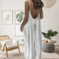 💃LAST DAY SAEL 50% OFF!!✨Women's Solid Color Backless Cami Dress💕