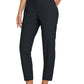 👖50% OFF NOW! Women's High‑Waisted Elastic Pants with Zipper Pockets – Stretchy Wrinkle‑Resistant Cropped Trousers, Casual Work Travel Slim Fit Pants for Daily Outdoor Activities