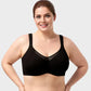 ⏰LAST DAY 65% OFF 💐Women's Elegant Sheer Full Coverage Plus Size Bra, Breathable Mesh Large Size Lingerie, Support Comfort Everyday Bra