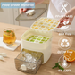 🧊 LIMITED-TIME 50% OFF! ✨ Ice Cube Maker with Storage Box – Button Release, Leak-Proof, 48 Cubes at Once 🏠