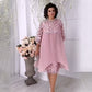 🌸🌸🌸Sheer Breeze Layered Lace Dress