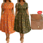 💃2026 Summer Hot Sale 70% OFF🌿⏳Women's V-Neck Floral Print Dress with Twist Waist