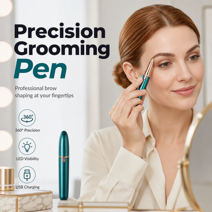 ✨ Precision Brow Trimmer Pen – LED Light Electric Eyebrow Shaper For Effortless Grooming