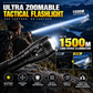 Bright Telescopic Long-Distance Outdoor Flashlight