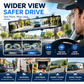 Wide Car Curved Rear View Mirror
