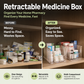🔥 Transparent Telescopic Medicine Organizer — Extendable, Perfect for a Tidy Medicine Cabinet 💊🗄️