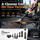 ⚡ Portable Handheld Car Vacuum Cleaner — 120W Cordless Mini Vac with 20000Pa Suction