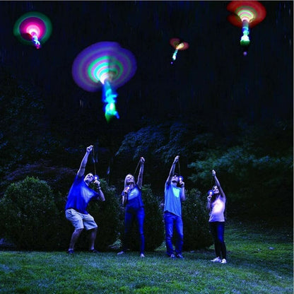 🚁 Watch Them Soar – LED Helicopter Launcher Toys for Outdoor Fun. 50% Off. UK Stock