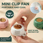 ❄️Summer HOT Sales-only ￡17.99!!!💥💨360° Rotatable Portable Mini Clip-on Fan
