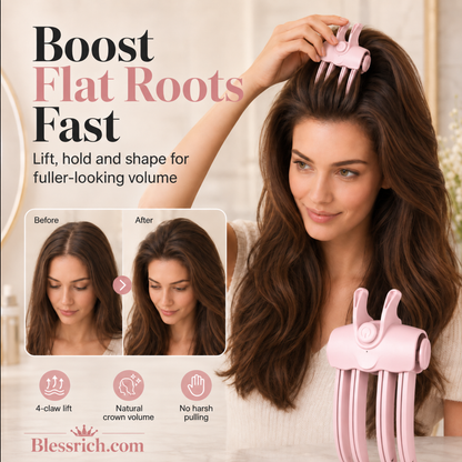 💥Surprise56% Off！🔥Shape in 3 Seconds！👱‍♀️High Cranial Top Magic Tool！Volumizing Root Lift Clip