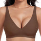 ⏳LAST DAY SALE 50% OFF💕Womens Comfortable Wireless Bralettes Seamless Deep V Everyday Bra1