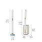 🔥NEW YEAR SALE£17.99!!⚡50K+ SOLD!🚽💦Disposable Replacement Wall-Mounted Innovative Toilet Brush Set✨